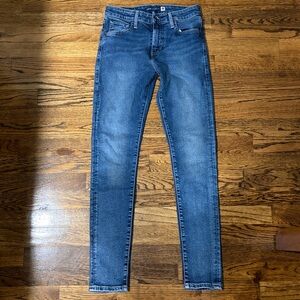 Levis Made Crafted 721 High Rise Skinny Jean 26 Medium Wash Cotton Stretch Japan